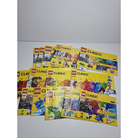Lot Lego Classic Creations Manuals INSTRUCTIONS ONLY - Picture 1 of 4